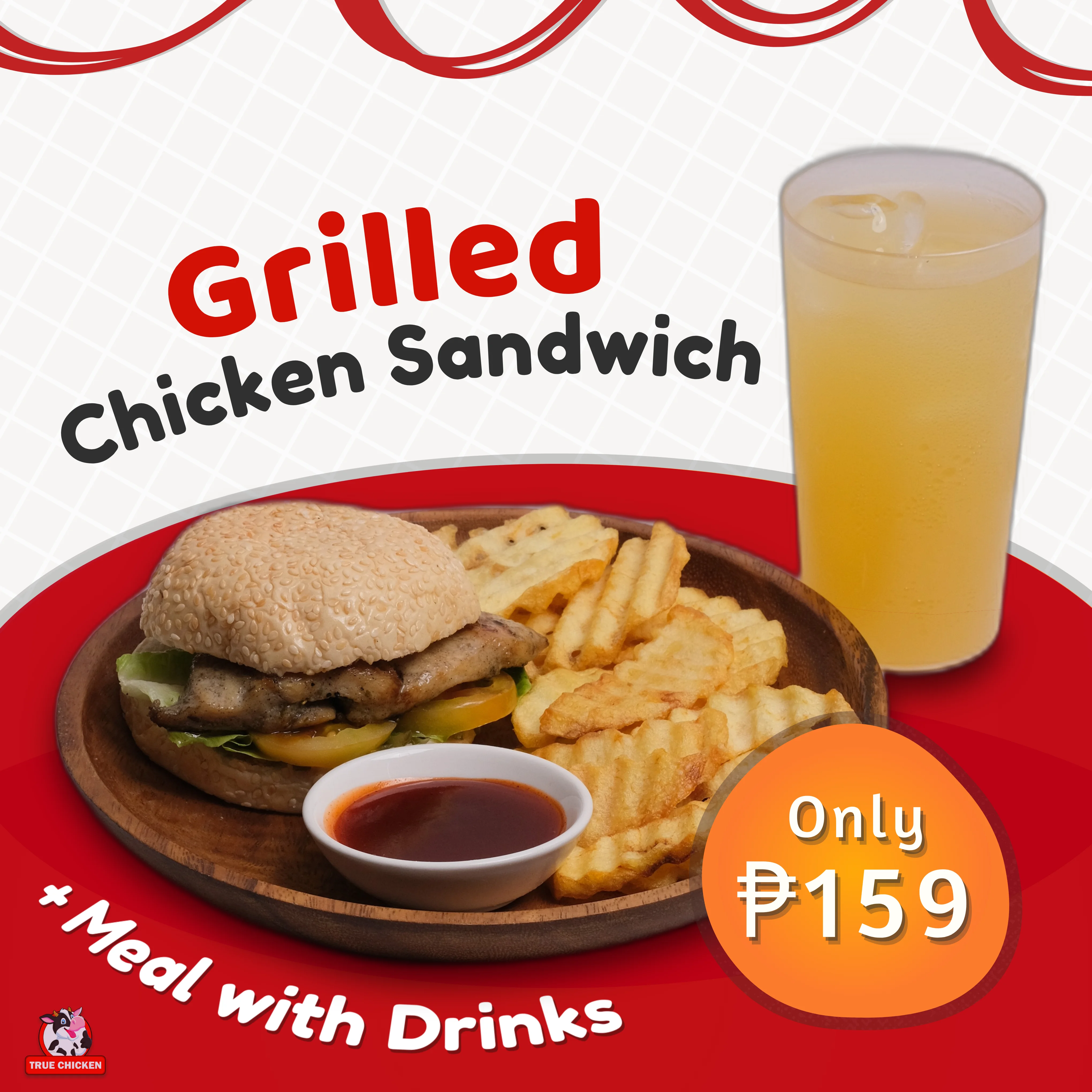 Grilled Chicken Sandwich Poster